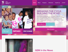 Tablet Screenshot of girlsembracingmothers.org